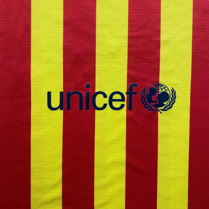 2014 BARCELONA NIKE STRIPED FOURTH TOP (XL)