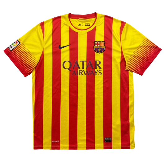 2014 BARCELONA NIKE STRIPED FOURTH TOP (XL)
