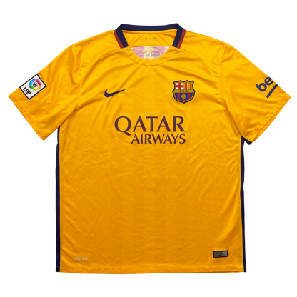 2015 BARCELONA NIKE 'GOLD' AWAY TOP (XL)